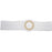 Nu-Hope Laboratories Nu-Form Support Belts - White 6" Nu-Form Hernia Support Belt, No Hole, Regular, Size XL (41"-47" Long) - 796333NH