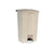 Waxie Sanitary Mobile Step-On Waste Containers - Waste Container, Mobile, Red, 23 gal. - 739055