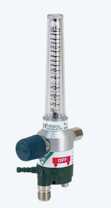 Precision Medical Oxygen Select Flowmeters - Oxygen Select Flowmeter without Adaptor, 15 LPM - 3MFA1001