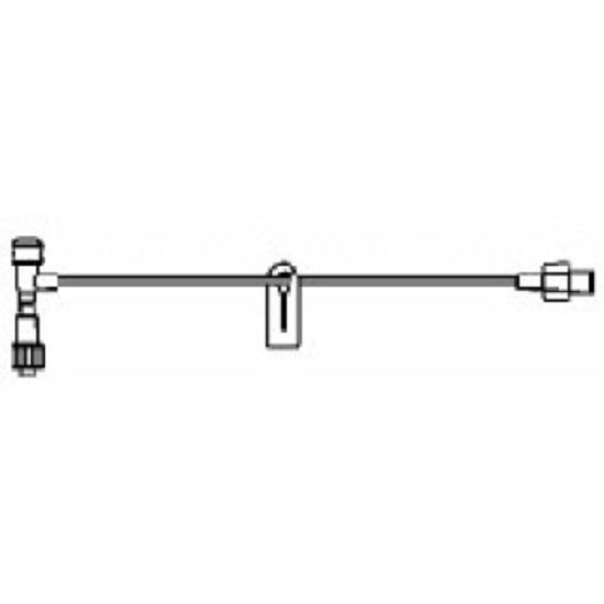 Smiths Medical Disposable IV T-Connectors - T-Adapter with Male Luer Lock Slip Fusion, Size 1.0 m - MX453