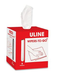 Uline Wipers-To-Go Wipes - Wipers-To-Go, 10" x 13" - S-15620