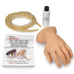 Nasco Life / form Advanced IV Hands - Replacement Skin / Veins for IV Hand, Light - LF01140U