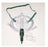 Salter Labs Percent-O2-Lock Venturi System - Percent-O2-Lock Venturi Mask, Elastic Style, Adult - 8054-7-50