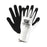 West Chester Barracuda White HPPE Nitrile Gloves - HPPE Shell Glove, Black Foam, Size M - 713HGWFN/M