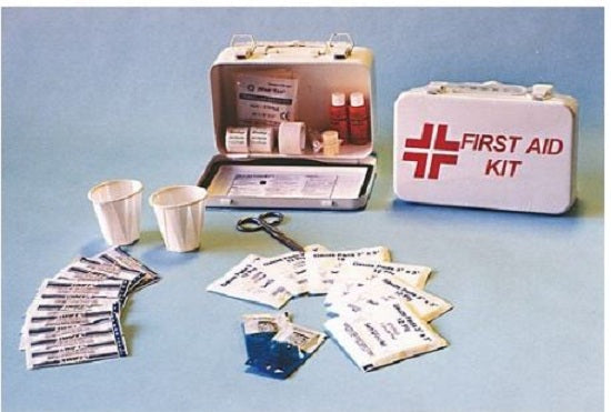 Ability One First Aid Kits - KIT, FIRST AID, METAL, VEHICLE - 6545-00-664-5313