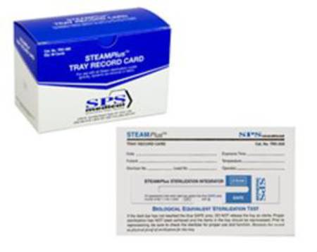 SPS Medical Steamplus Record Cards - DBF-SEE SDCTRC050CS, CARD, RECORD, TRAY, STE - TRC-050