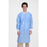 Cardinal Health Premium Knee-Length Lab Coats - Lab Coat, Knee Length, Disposable, Sky Blue, Size XL - C3660SBXL