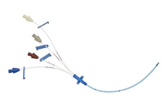 Teleflex Medical 4-Lumen CVC Kits - Quad-Lumen CVC Kit with Blue FlexTip Catheter - AK-22854