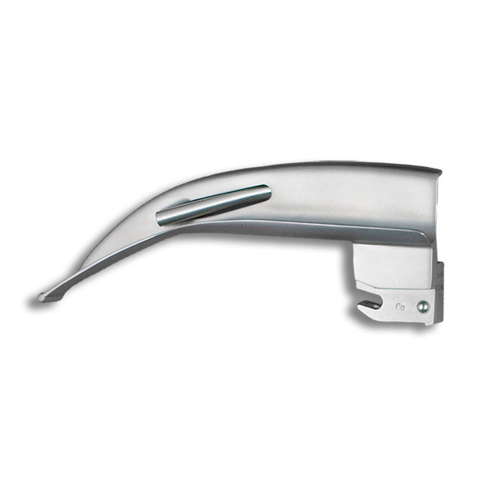 Sun-Med GreenLine Resuable Blade - GreenLine Improved View Macintosh English Profile Fiber Optic Laryngoscope Blade, Size 3.5 for Extended Medium Adult, 145 mm x 24 mm - 5-5246-35