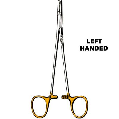 Sklar TC Crile-Wood Left-Handed Needle Holder - HLDR NDLE CRILEWD LFT HAND 7" - 21-9035