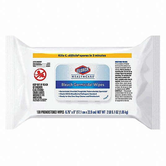 Clorox Bleach Germicidal Wipes - CLOROX BLEACH GERMICIDAL WIPES - 32323