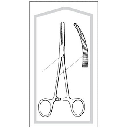 Sklar Econo Sterile Crile Forceps - Sterile Crile Forceps, 5.5", Curved - 96-2553