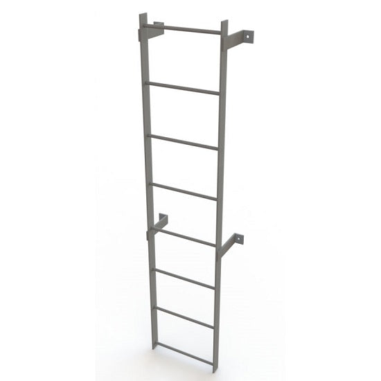 Tri Arc Manufacturing Co , Inc Tri Arc Steel Ladders and Work Platforms - LADDER, FIXED, STEEL, 7 FT, 500 LB CAPACITY - WLFS0108