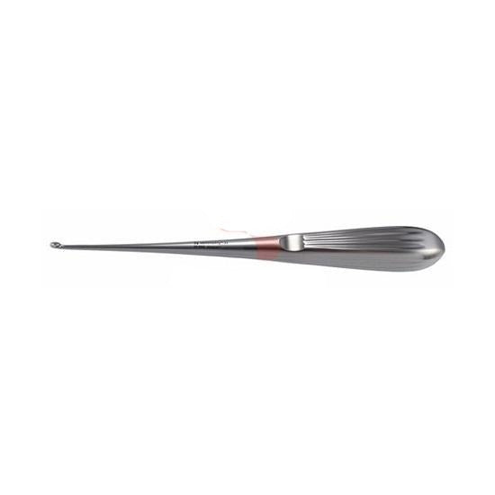 Symmetry Surgical Symmetry Straight Spinal Curettes - Straight Spinal Curette, 8", Size 4 - 23-1047