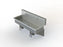 Aero Manufacturing Company Double Surgical Scrub Sinks - Double-Basin Foot-Operated Surgical Scrub Sink - H-2SS1-1544 WITH FOOT