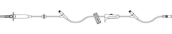 ICU Medical Primary Sets - Primary IV Set, 2 Microclave Sites, 10 Drops, 105", - B90229