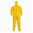 DuPont Tychem 2000 Coveralls - Tychem 2000 Coverall with Hood and Socks / Boots, Yellow, Size 2XL, Berry Compliant - QC122BYL2X0012BN