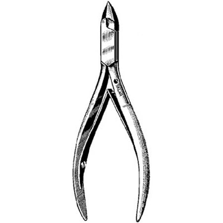 Sklar Cuticle Nippers - Cuticle Nipper, Convex Blade, 6 mm - 97-1240