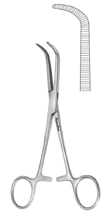 Integra LifeSci MeisterHand Mixter Forceps - Mixter Full-Curved Forceps, 7-1/4" - MH7-202