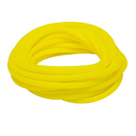 Fabrication Enterprises Inc CanDo Exercise Tubes - Exercise Tubing, Extra-Light, 25', Yellow - 10-5871