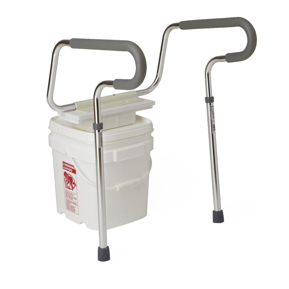 Medline Toilet Safety Rails - Foldable Toilet Safety Rail - 101BSA