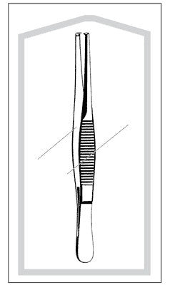 Sklar Econo Sterile Tissue Forceps - Econo Sterile Tissue Forceps, 4-1/2" - 96-2574