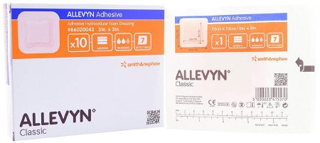 Smith & Nephew ALLEVYN Gentle Border Advanced Foam Dressings - DRESSING, ALLEVYN GENTLE BORDER, 5X5" - 66800279