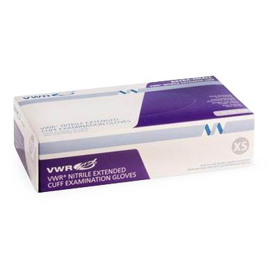 VWR Nitrile Extended-Cuff Exam Gloves - Nitrile Extended-Cuff Exam Gloves, Size L - 89521-900