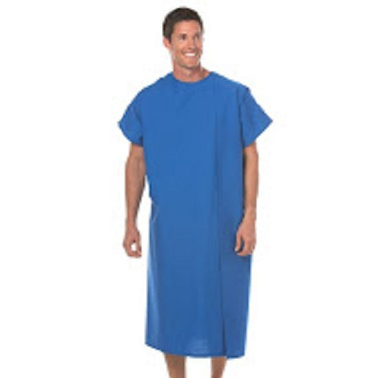 Fashion Seal Healthcare 630 Three Armhole Wrap-A-Gown - Blueberry