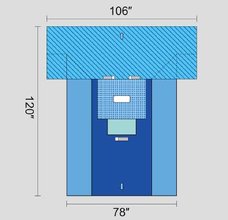 Welmed Inc Surgical Drapes - Surgical Drape, Lap Transverse with ABC - 1222-2130