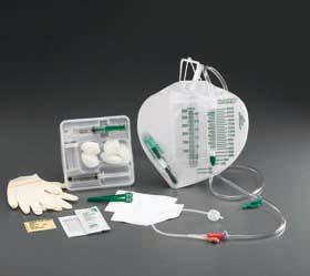 CR Bard LUBRI-SIL Urine Meter Foley Trays - Urine Meter Foley Tray, PVP, Gloves, Syringe 16 Fr - 902716