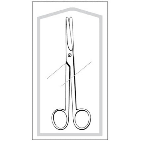 Sklar Econo Sterile Mayo Dissecting Scissors - MAYO SCISS STR 5.5" STRL CS/50 - 96-2530