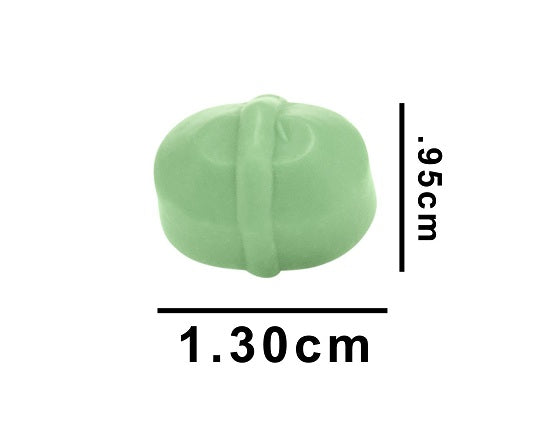 Bel-Art Rare Earth Magnetic Octagon Stirring Bars - Spinbar Rare Earth PTFE Octagon Magnetic Stirring Bar, 1.30 x 0.95 cm, Green - F37102-1238