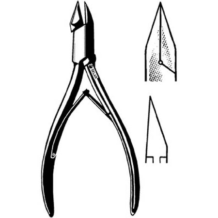 Sklar Nail Splitters - Nail Splitter, Tapered Jaw, 4" - 97-1660