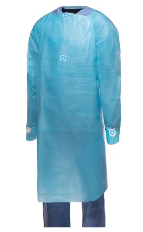 Tronex Company Fluid-Impervious Over-The-Head Gowns - Isolation Gown, Fluid-Impervious, Over-the Head - 543135B