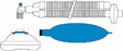 Smiths Med Disposable Anesthesia Breathing Circuits - Breathing Circuit, Adult, Straight, Y, GA, 40" - 671004