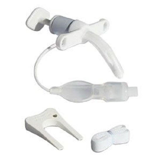 Smiths Medical Bivona FlexTend TTS Neonatal Trach Tubes - Straight Neck Flange Trach Tube, Neonatal, Size 2.5 - 67NFPS25