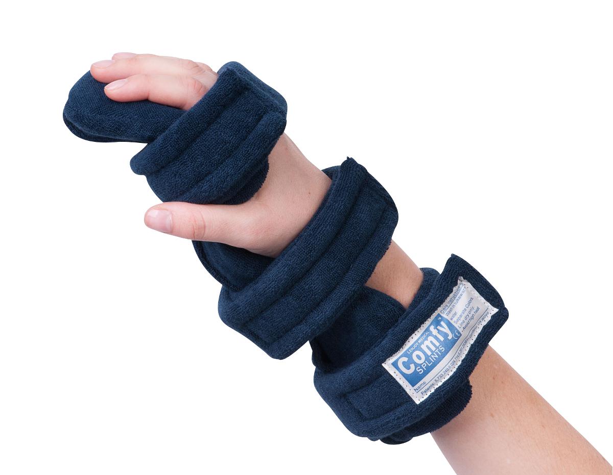 Comfy Splints Comfy Splint Goniometer Hand-Wrist Orthosis - SPLINT, GMETER HND / WRST ADLT, DARKBL, HLINR - GH-101-H