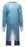 Tronex Company Over-the-Head Poly Gown w/Thumbhook - Over-the-Head Gown, Thumb Hook, Blue - 6800BH