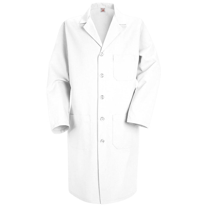 Vf Workwear-Div / Vf Imagewear (W) Men's Lab Coat - Red Kap Men's 80% Polyester/20% Combed Cotton Lab Coat, White, Size 60 - KP14WH-RG-60