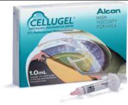 Alcon CELLUGEL Ophthalmic Viscosurgical Device - Cellugel Ophthalmic Viscosurgical Syringe, 1 mL - 8065183810