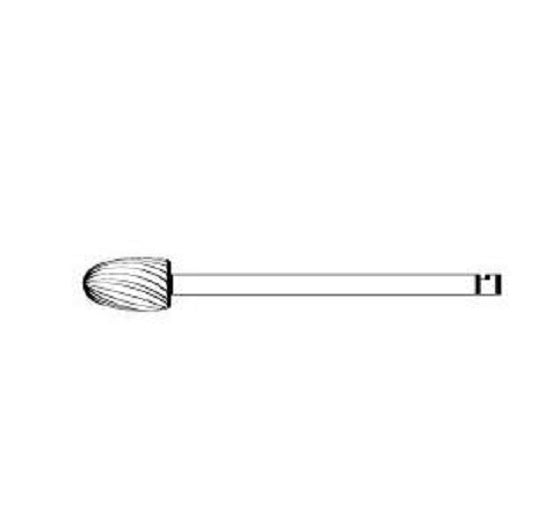 Stryker Micro Stainless Steel Burs - Micro Stainless Steel Oval Egg Bur - 1607002003