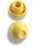 Baxter Self-Righting Luer LockTip Caps - Self-Righting Luer Lock Tip Cap, Yellow - H938690025