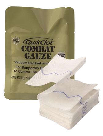 Z-Medica QuikClot Combat Gauze - GAUZE, QUIKCLOT, TRAUMAPAD, COMBAT - 210