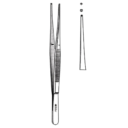 Sklar Semken Tissue Forceps - Semken Tissue Forceps, Round, Smooth, 5" - 22-4157