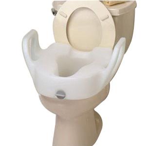 Bath Safe Elevated Toilet Seat 