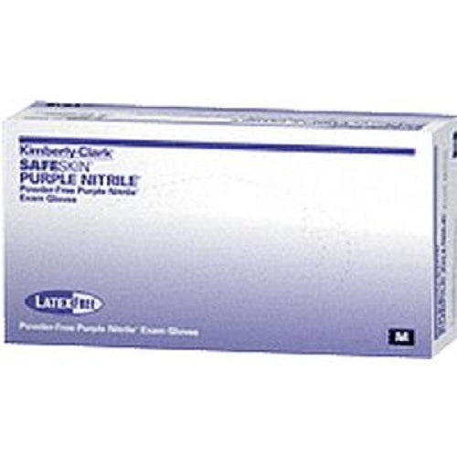 Kimberly Clark Professional Safeskin Nitrile-Xtra Nitrile Exam Gloves Large Purple- Box of 100