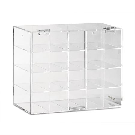 20-Place Safety Glass Holder 20 Place - 15"W x 6.625"D x 12"H