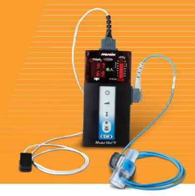 9840 Series Handheld Pulse Oximeter w/CO2 Detector by Nonin