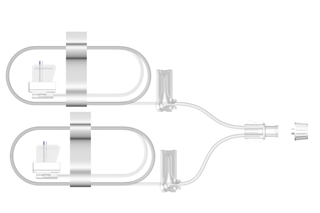 Evans Medical SCIg Safety Sets - SET, SAFETY, SCIG, W / 2 SITE DRESSINGS, 70CM - SAF-Q-209-G2470